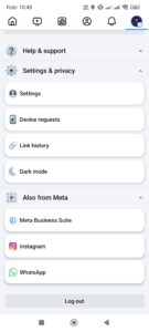 Facebook Privacy setting